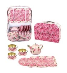 Magni - Tea set in suitcase, with flowers ( 3903 )