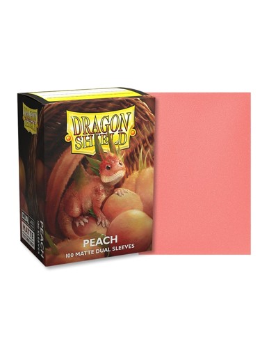 Plastfickor - Dragon Shield - Matte Dual Peach (100 st, 63x88mm)