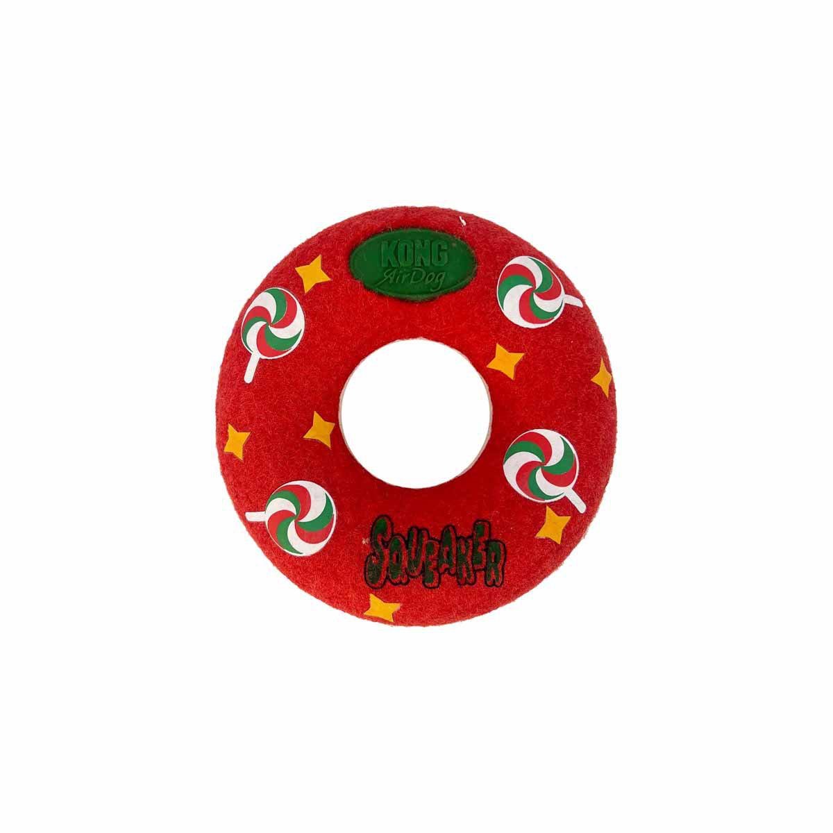 KONG - Holiday Airdog squeaker Donut M - Kjæledyr og utstyr