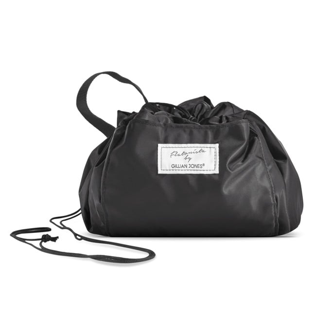 Gillian Jones - Pull And Pack Bag Black - Kulturbeutel