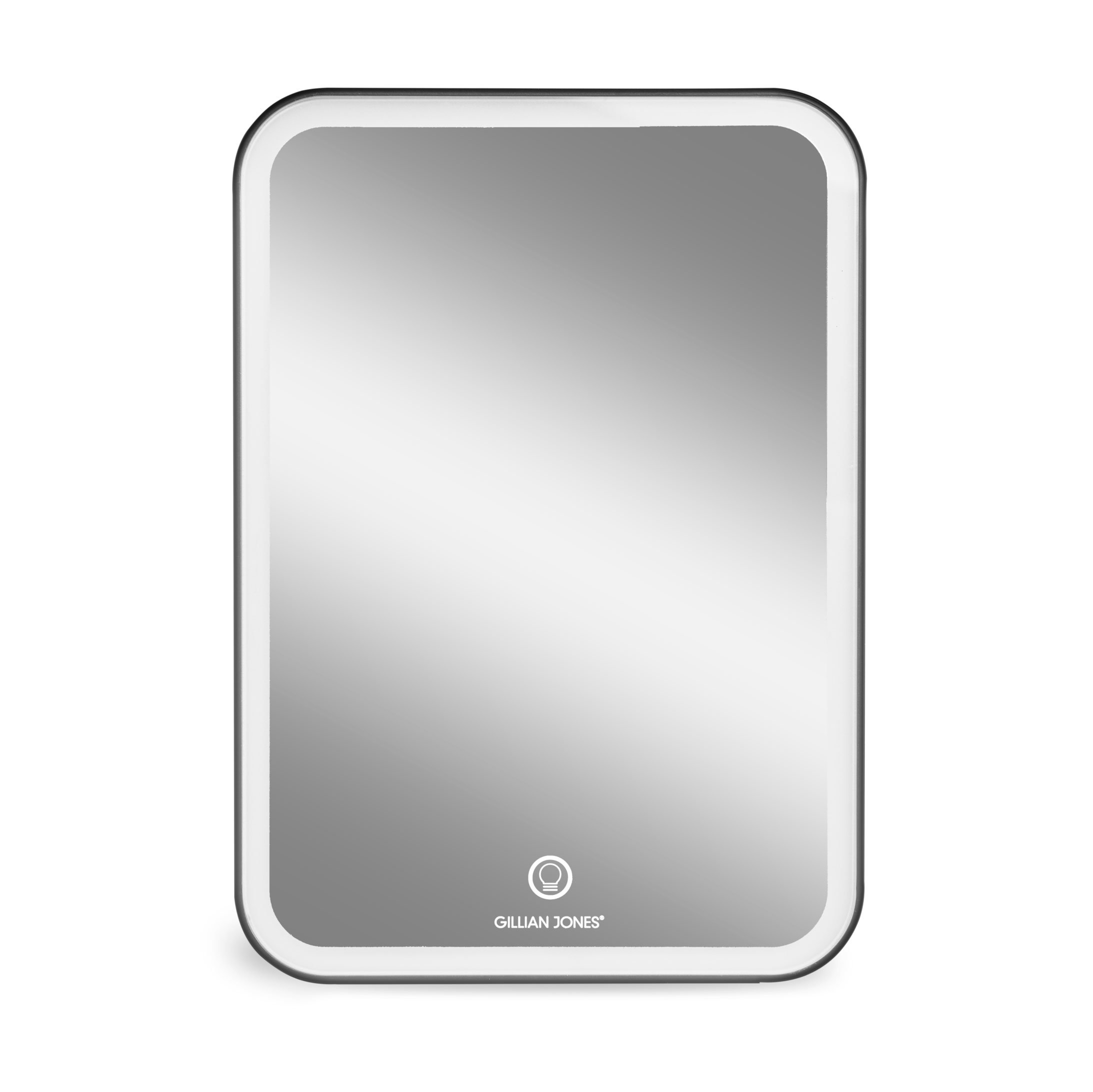 Gillian Jones - Tablet Mirror With LED And USB-C Charging Black - Skjønnhet