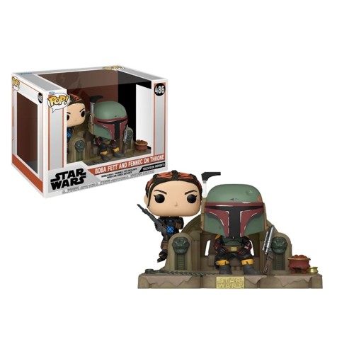 Funko POP! Star Wars: Mandalorian - Boba Fett And Fennec On Throne