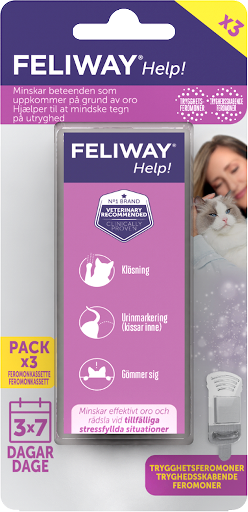 FELIWAY - Help! Refill 3 x 1 Feromonkassetter