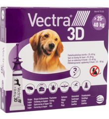 Vectra 3D  - Spot-on-solution (dogs) 25-40 kg 3pk - (477333)