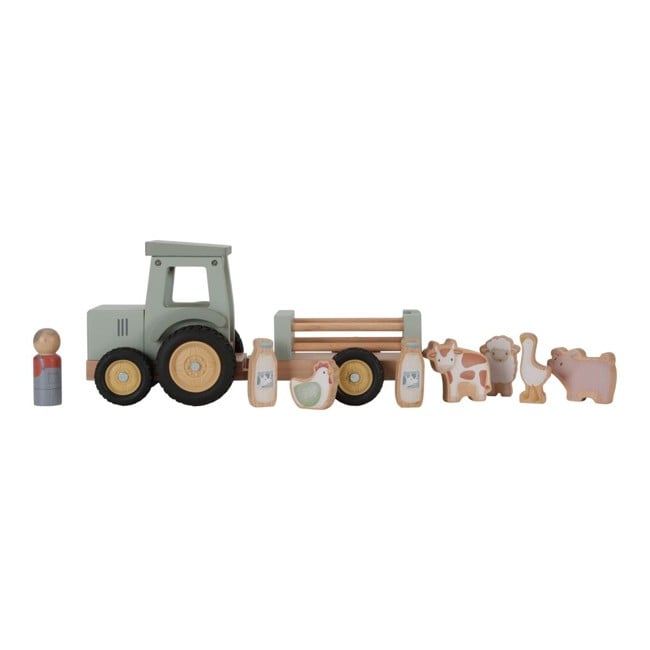 Little Dutch - Traktor m. Trailer FSC - Little Farm - LD7149