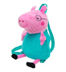 Peppa Pig - Backbag Plush - Daddy Pig