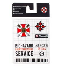 Official Resident Evil - 3 Pin Badge Set