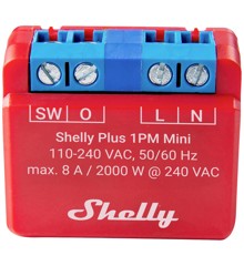 Shelly - Plus 1PM Mini - Din Ultimate Smarte Energiovervåkingsløsning