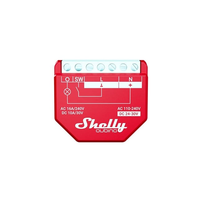 Shelly - Qubino Wave 1PM - Smart Energiövervakningsenhet