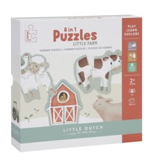 Little Dutch - 6 in 1 puzzles Little Farm ( LD7148 )