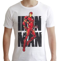 T-Shirt - Marvel - Iron Man Classic - White - Extra Large (ABYTEX407)