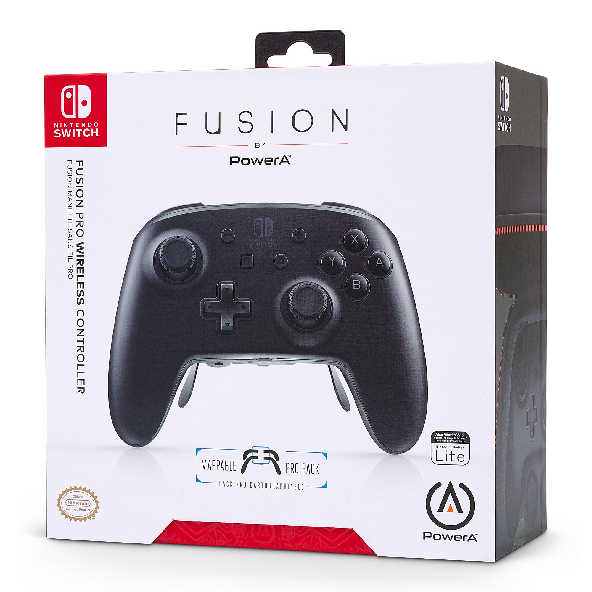 PowerA Fusion Pro Wireless Controller (Nintendo Switch) - White/Black - Videospill og konsoller