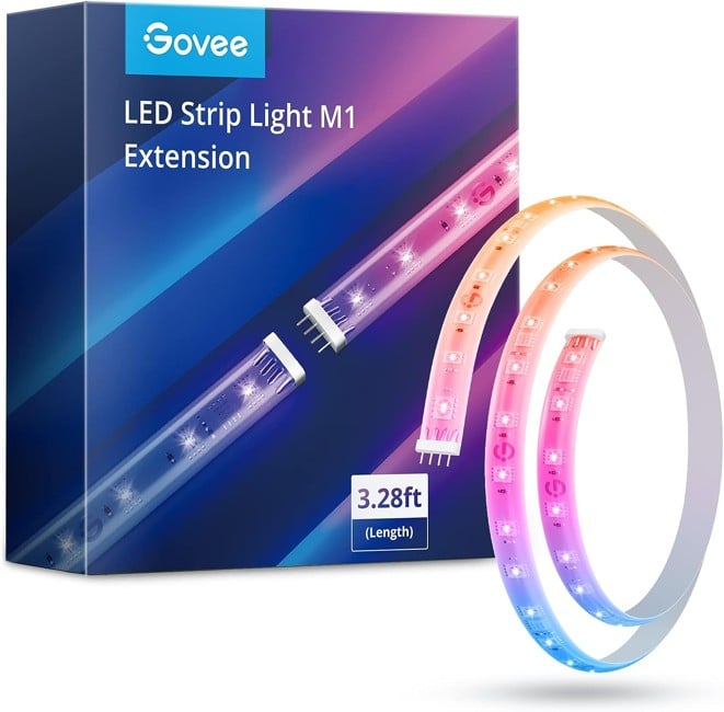 Govee - RGBICW LED-striper 1m Forlengelse (for H61E1)