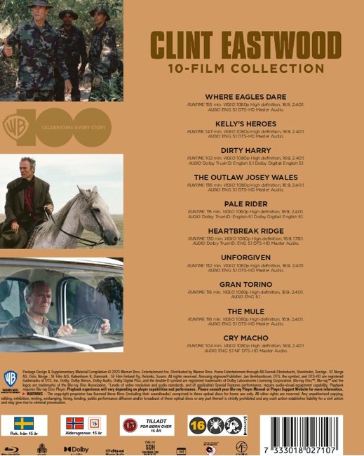 Warner 100: Clint Eastwood 10-Film Collection