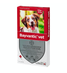 Bayvantic Vet. - loppemiddel Bayvantic Vet. til hunde  10-25 kg