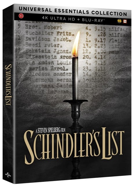 Schindler's List - 30th Anniversary Limited Edition (4K Ultra HD + Blu-ray) (3 disc) Anniversary edition