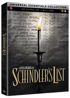 Schindler's List - 30th Anniversary Limited Edition (4K Ultra HD + Blu-ray) (3 disc) Anniversary edition