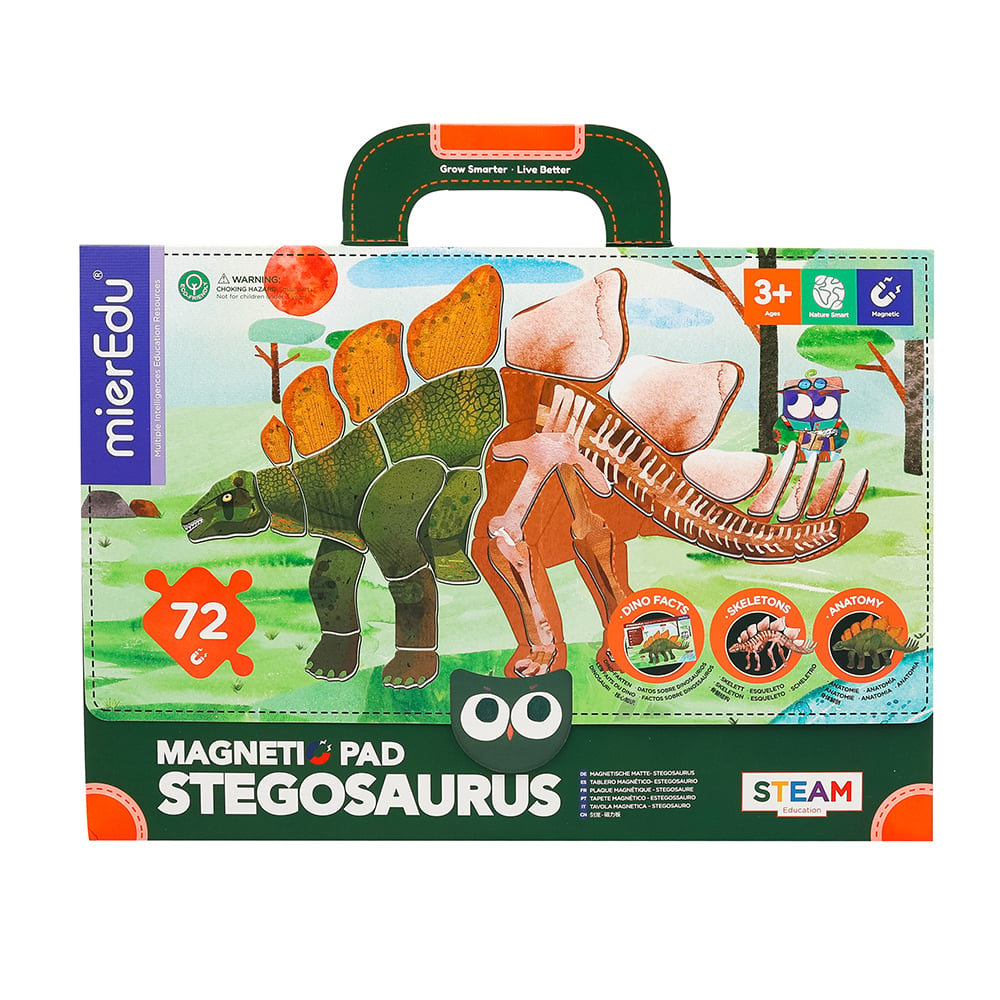 mierEdu - Magnetic Pad - Stegosaurus - (ME0542) - Leker
