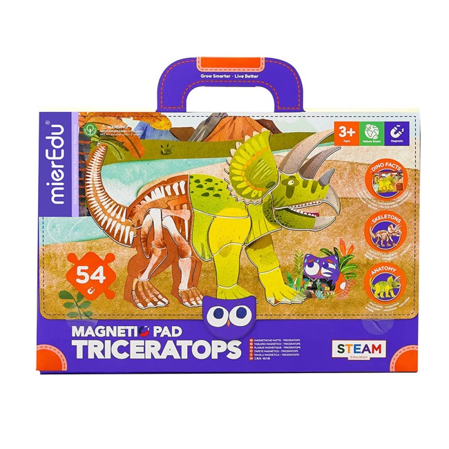 mierEdu - Magnetic Pad - Triceratops - (ME0545)