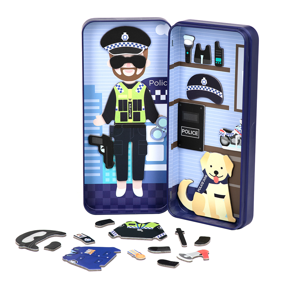 mierEdu - Magnetic Hero Box - Police Officer - (ME086) - Leker