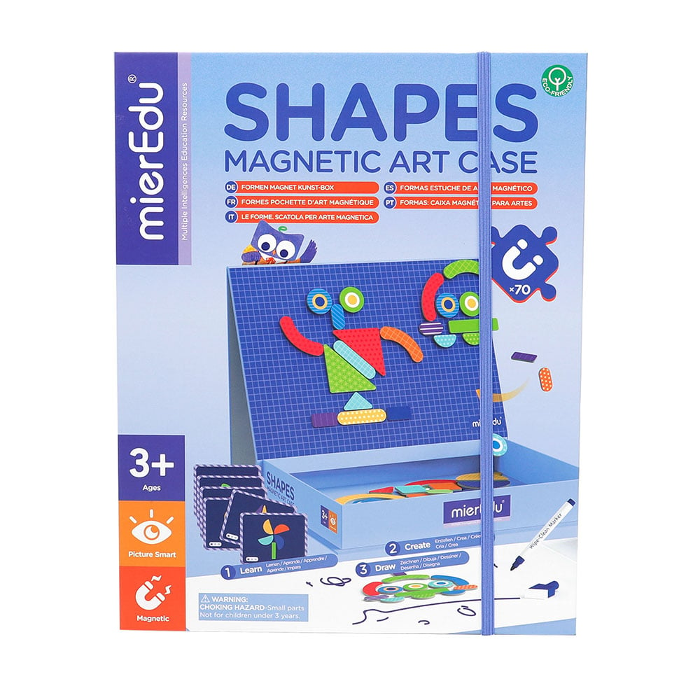 mierEdu - Magnetic Art Case - Shapes - (ME152) - Leker