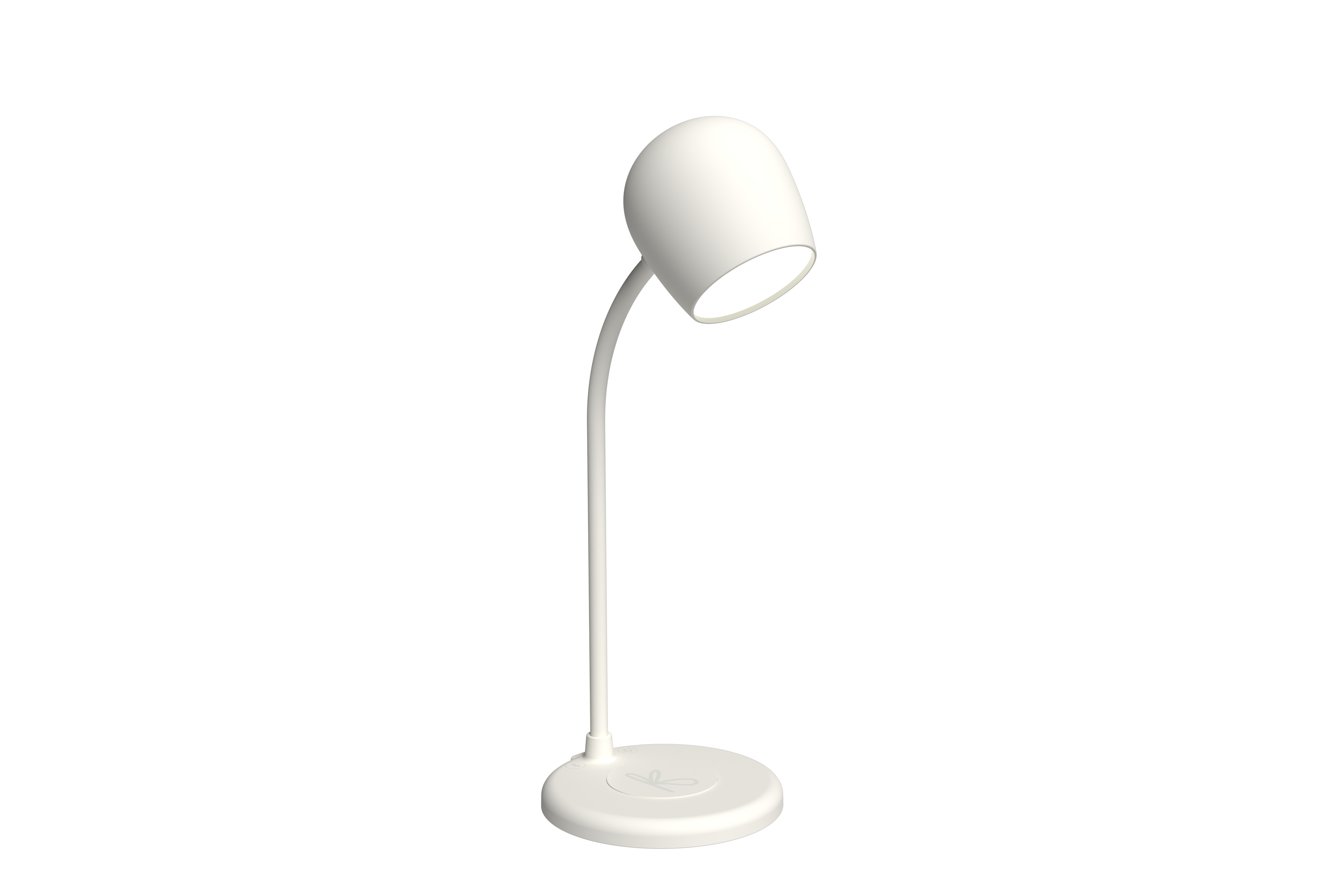 Kreafunk - Ellie - Lampe med trådløs oplader - White