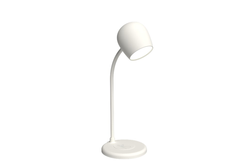 Kreafunk - Ellie - Lampe med trådløs oplader - White