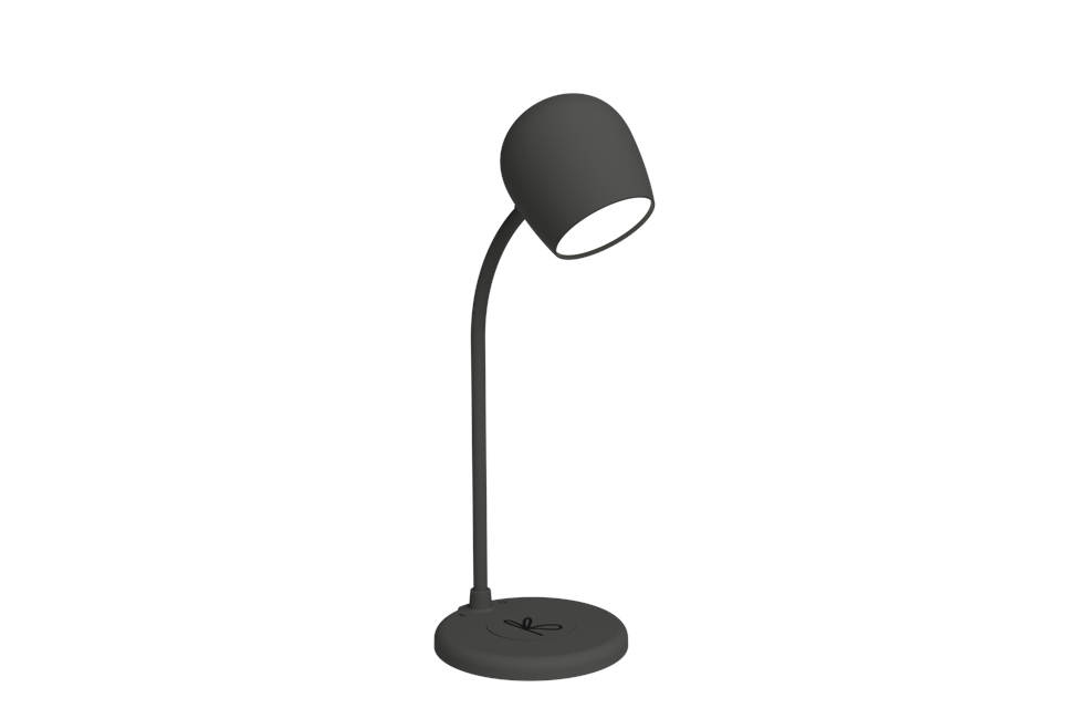 Kreafunk - Ellie - Lamp with wireless charger - Black (KFEW02)