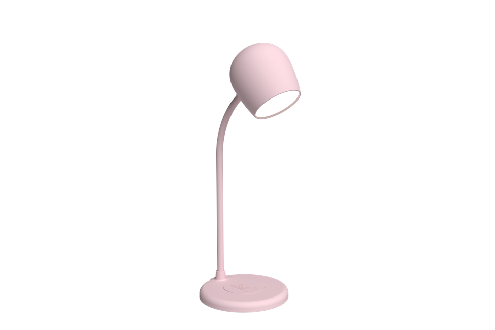 Kreafunk - Ellie - Lamp with wireless charger - Dusty rose (KFYEW3)