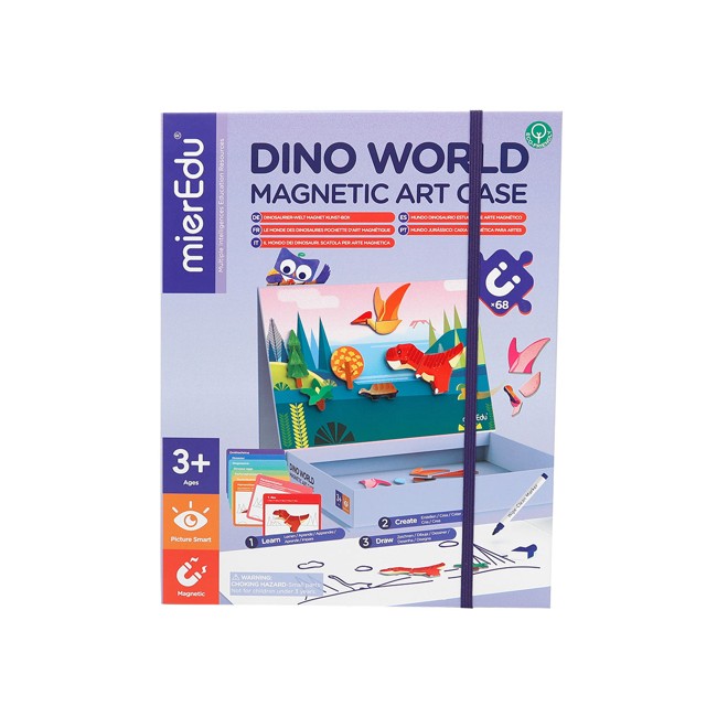 mierEdu - Magnetic Art Case - Dino World - (ME156)