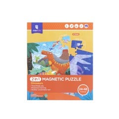 mierEdu - Magnetic Puzzle 24+48 pcs - Dinosaurs - (ME181)