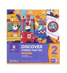 mierEdu - Puzzle 9-12-16-20 pcs - Level 2 - Discover Things That Go - (ME642)