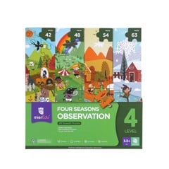 mierEdu - Puzzle 42-48-54-63 pcs - Level 4 - Four Seasons Observation - (ME644)