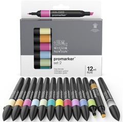 Winsor & Newton - Promarker Sæt #2 (12+1 stk)