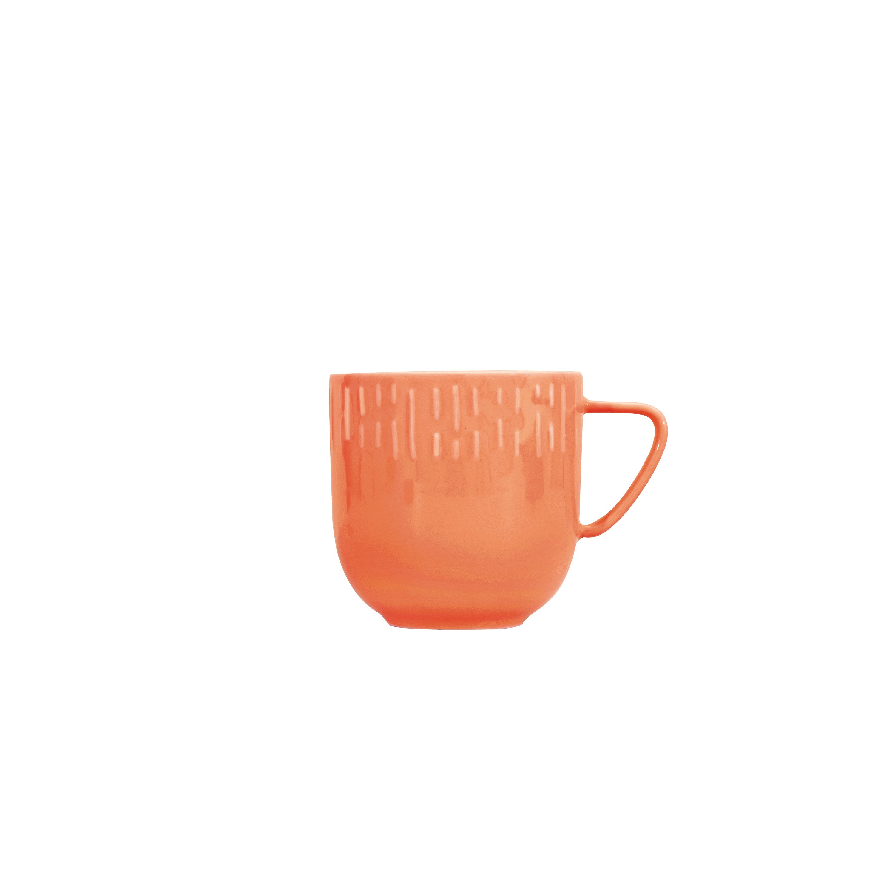Aida - Life in Colour - Confetti - Apricot mug w/relief porcelain (13321) - Hjemme og kjøkken