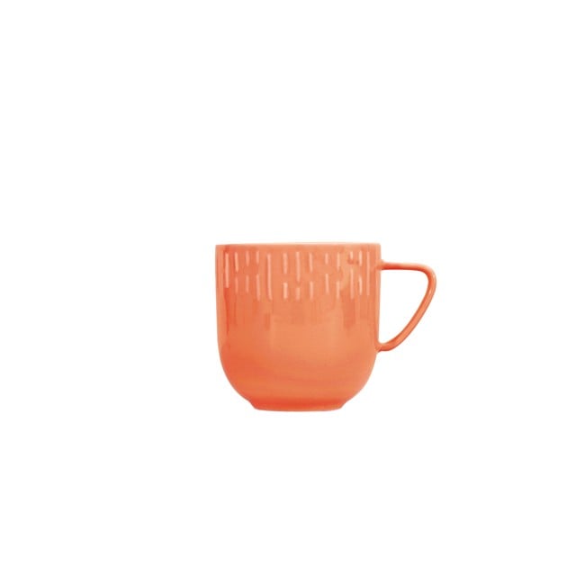 Aida - Life in Colour - Confetti - Apricot mug w/relief porcelain (13321)