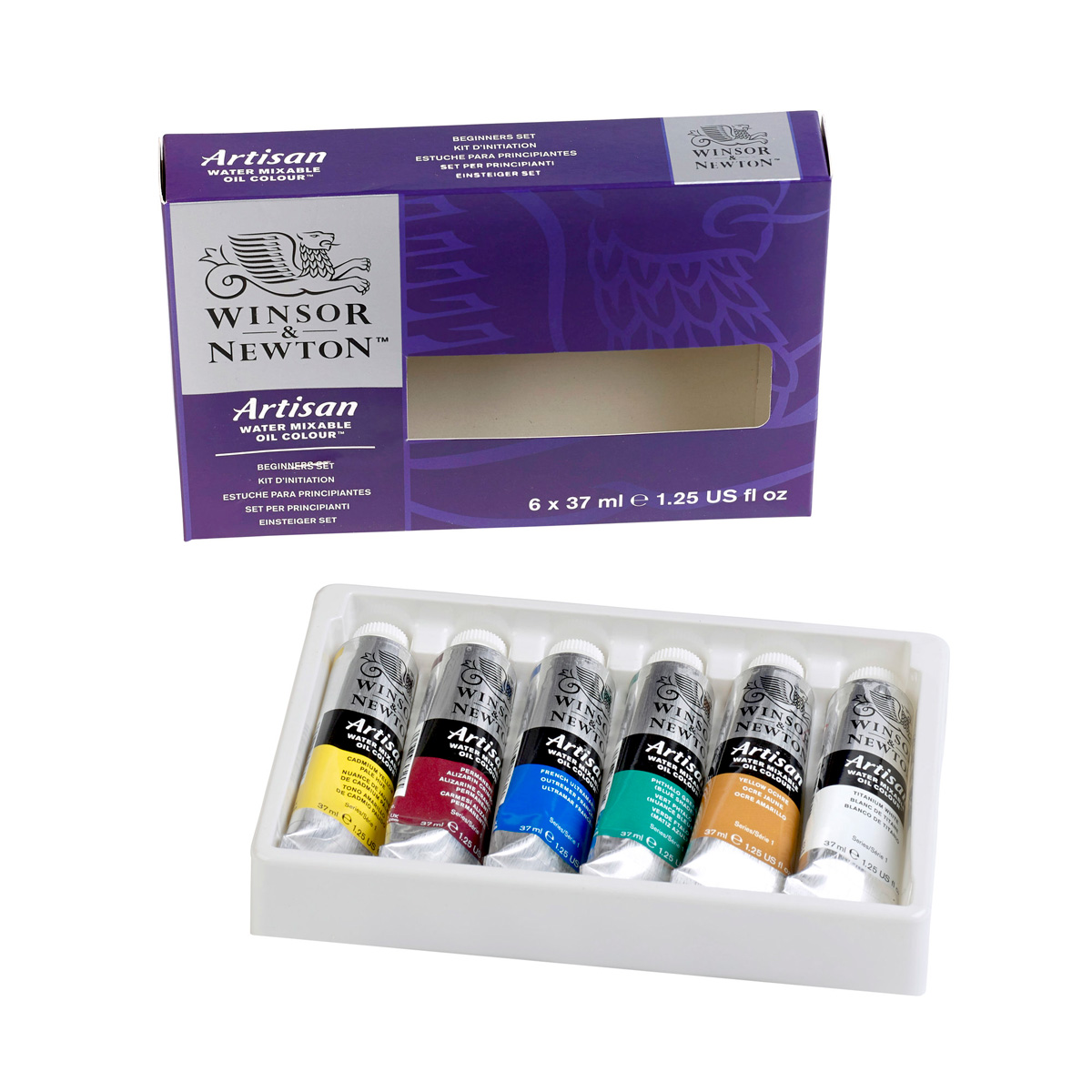 Winsor&Newton - Artisan Water colour - Beginner Set (6x37ml) (830420) - Leker