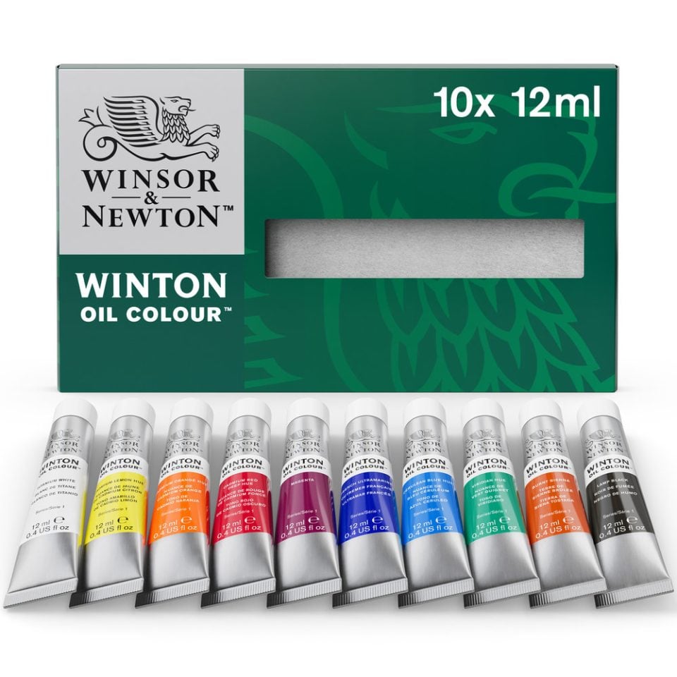 Winsor&Newton - Winton Oil Colour Set (10x21ml) (831720) - Leker