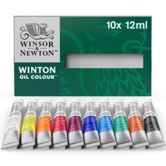 Winsor & Newton - Winton Oliemaling Sæt (10x21ml)