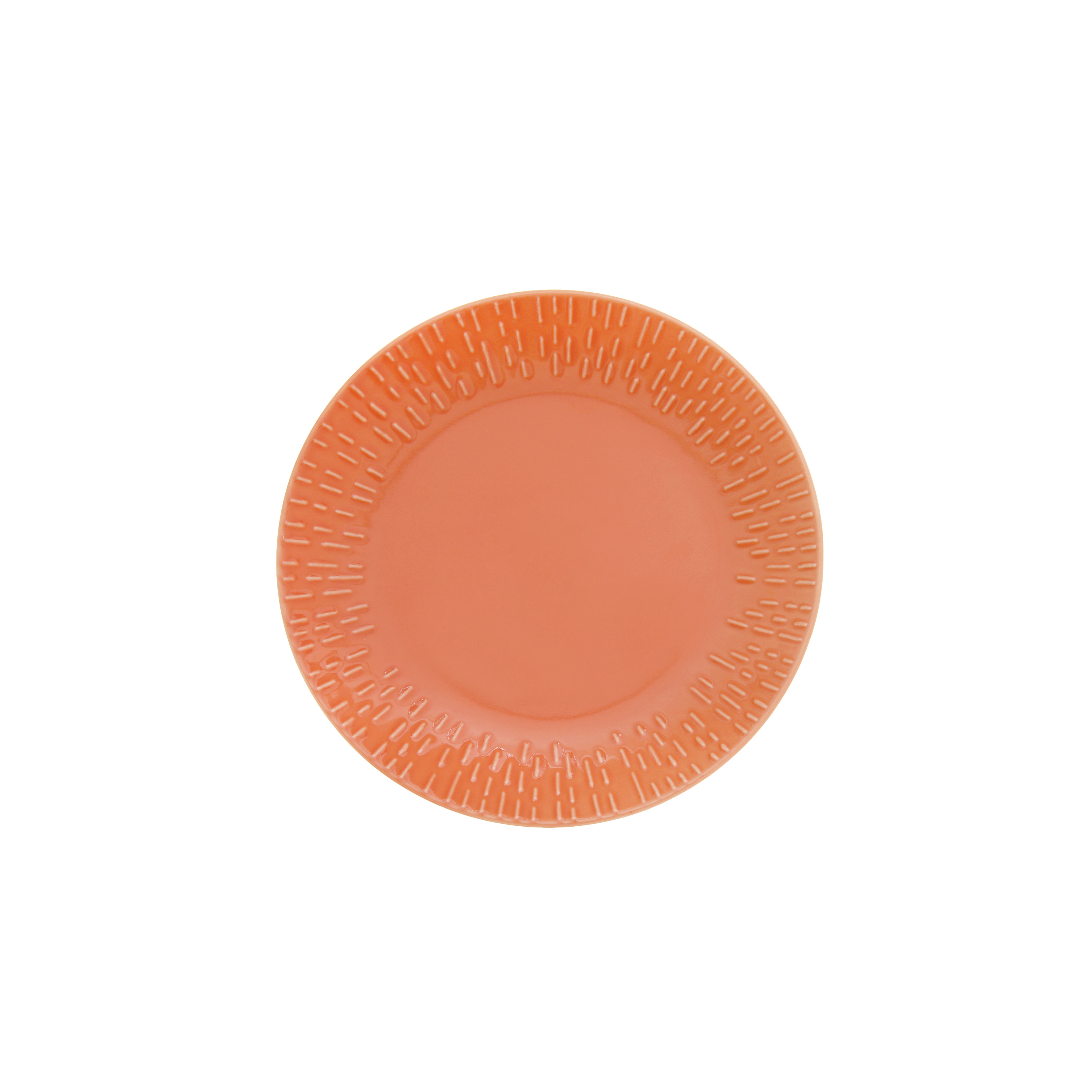 Aida - Life in Colour - Confetti - Apricot dessert plate w/relief porcelain (13322) - Hjemme og kjøkken