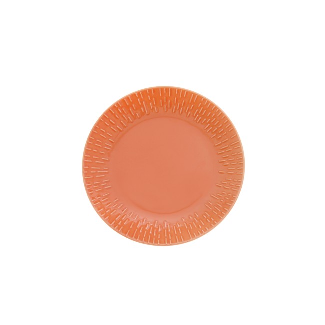 Aida - Life in Colour - Confetti - Apricot dessert plate w/relief porcelain (13322)