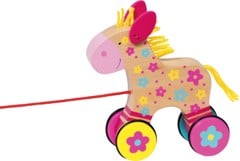 GOKI - Horse, pull-along animal Clahra, Susibelle - (54944)