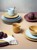 Aida - Life in Colour - Confetti - Bordeaux dessert plate w/relief porcelain (13362) thumbnail-3