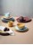 Aida - Life in Colour - Confetti - Mustard dessert plate w/relief porcelain (13382) thumbnail-3