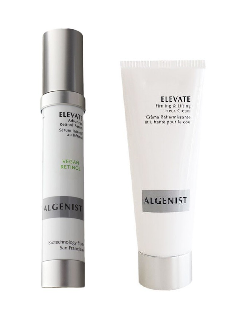 Algenist - Elevate Advanced Retinol Serum 30 ml + Algenist - Elevate Firming&Lifting Neck Cream 60 ml - Skjønnhet