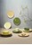Aida - Life in Colour - Confetti - Olive dessert plate w/relief porcelain (13402) thumbnail-5
