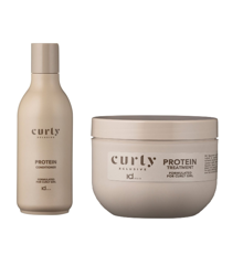 IdHAIR - Curly Xclusive Moisture Conditioner 250 ml + IdHAIR - Curly Xclusive Protein Treatment 200 ml