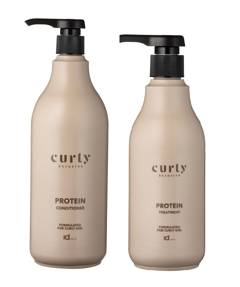 IdHAIR - Curly Xclusive Moisture Conditioner 1000 ml + IdHAIR - Curly Xclusive Protein Treatment 500 ml