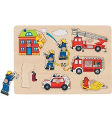 GOKI - Fire brigade, lift-out puzzle - (57907)