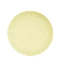 Aida - Life in Colour - Confetti - Lemon dinner plate w/relief porcelain (13303)